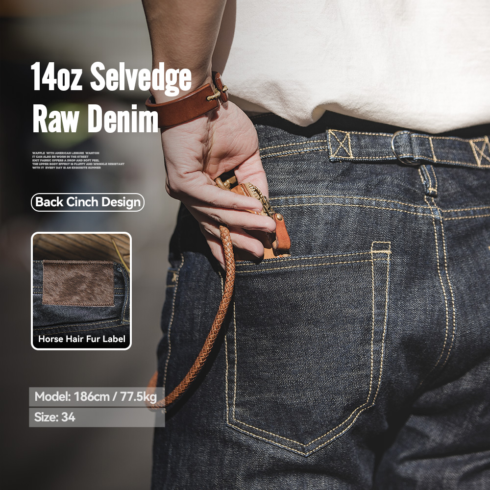 Maden Men's 14oz Raw Selvedge - огляд і ціна Levis Jeans 501