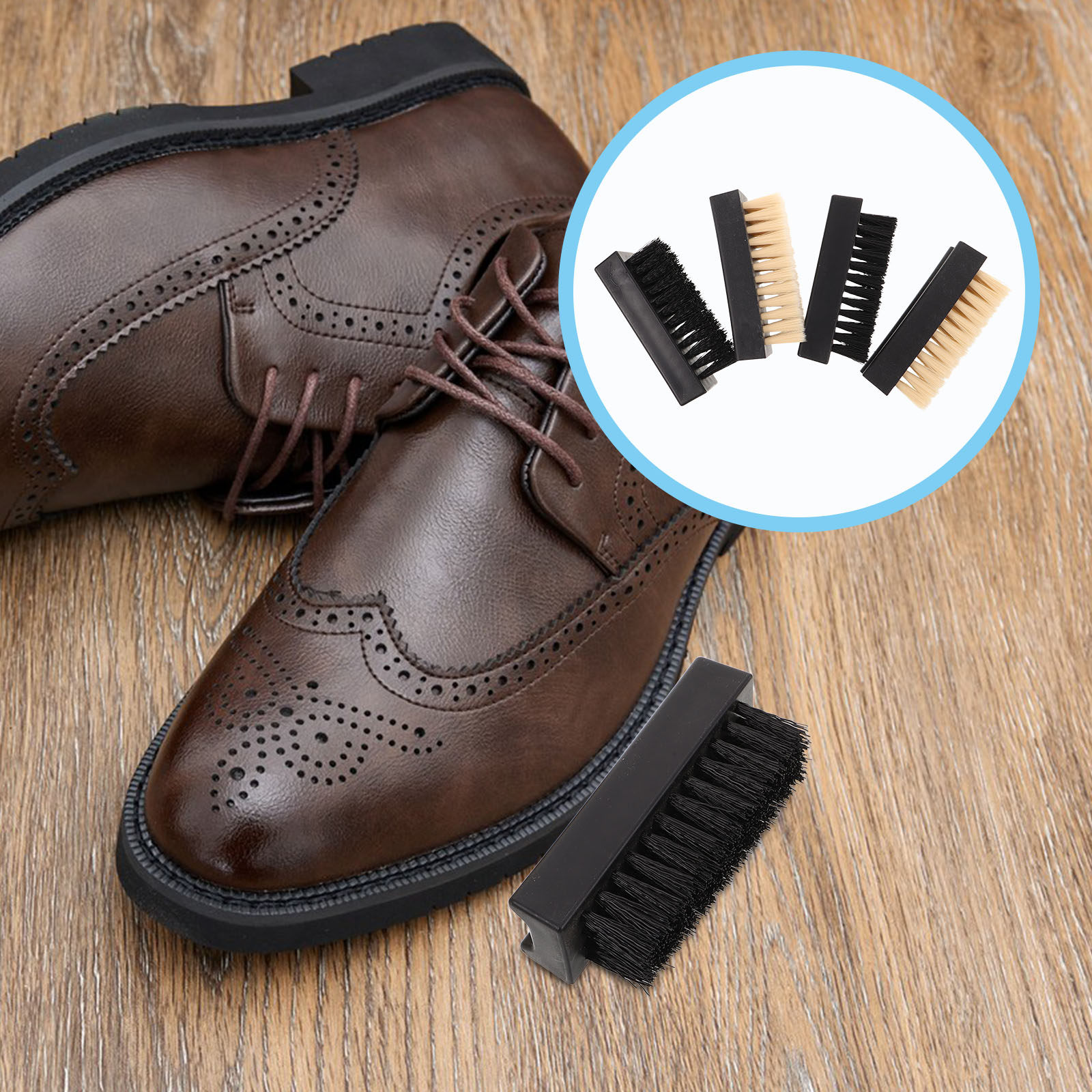 4Pcs Multifunction Shoe Brush - огляд і ціна Sneaker Care Set