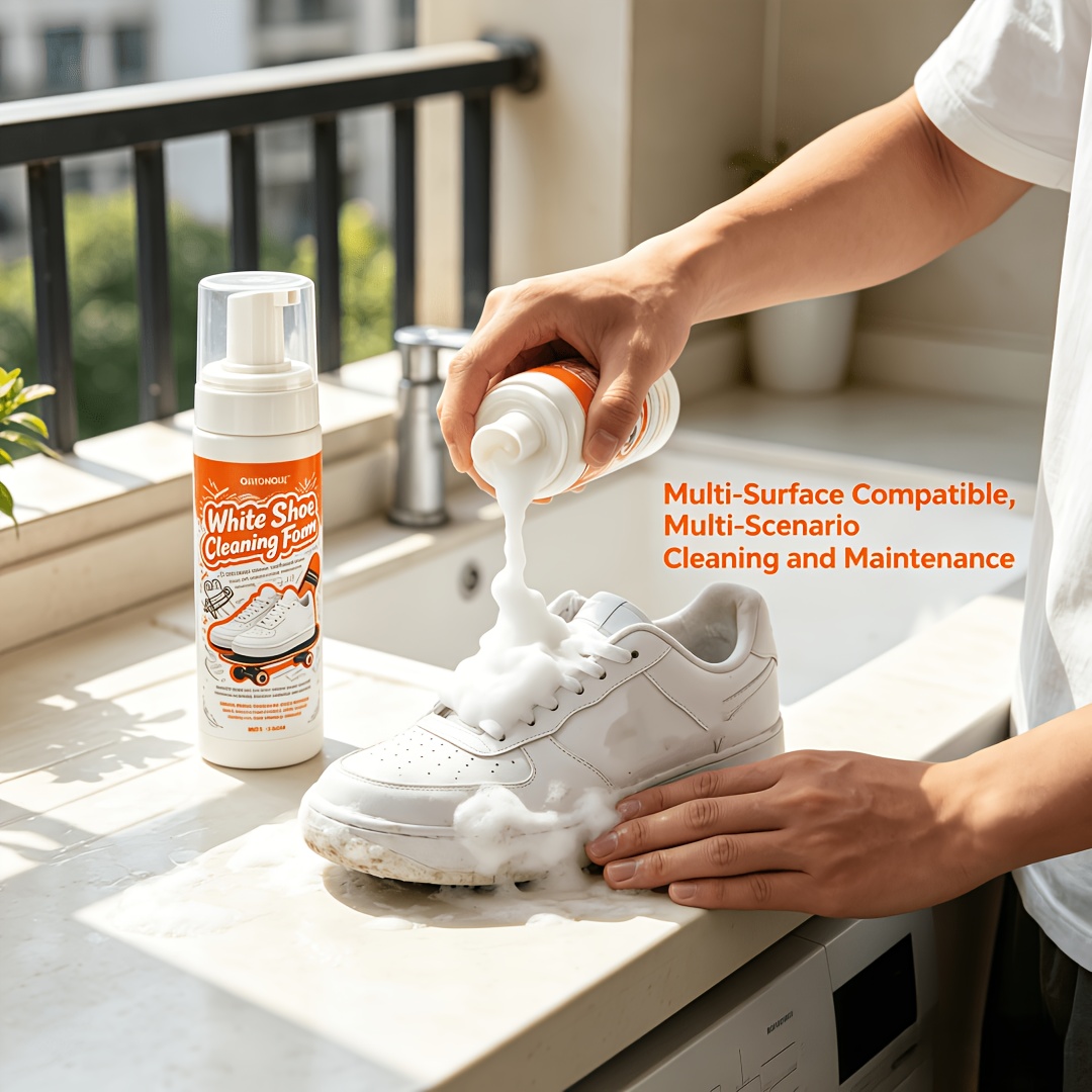 Portable No Rinse White Shoe C - огляд і ціна Sneakers Care