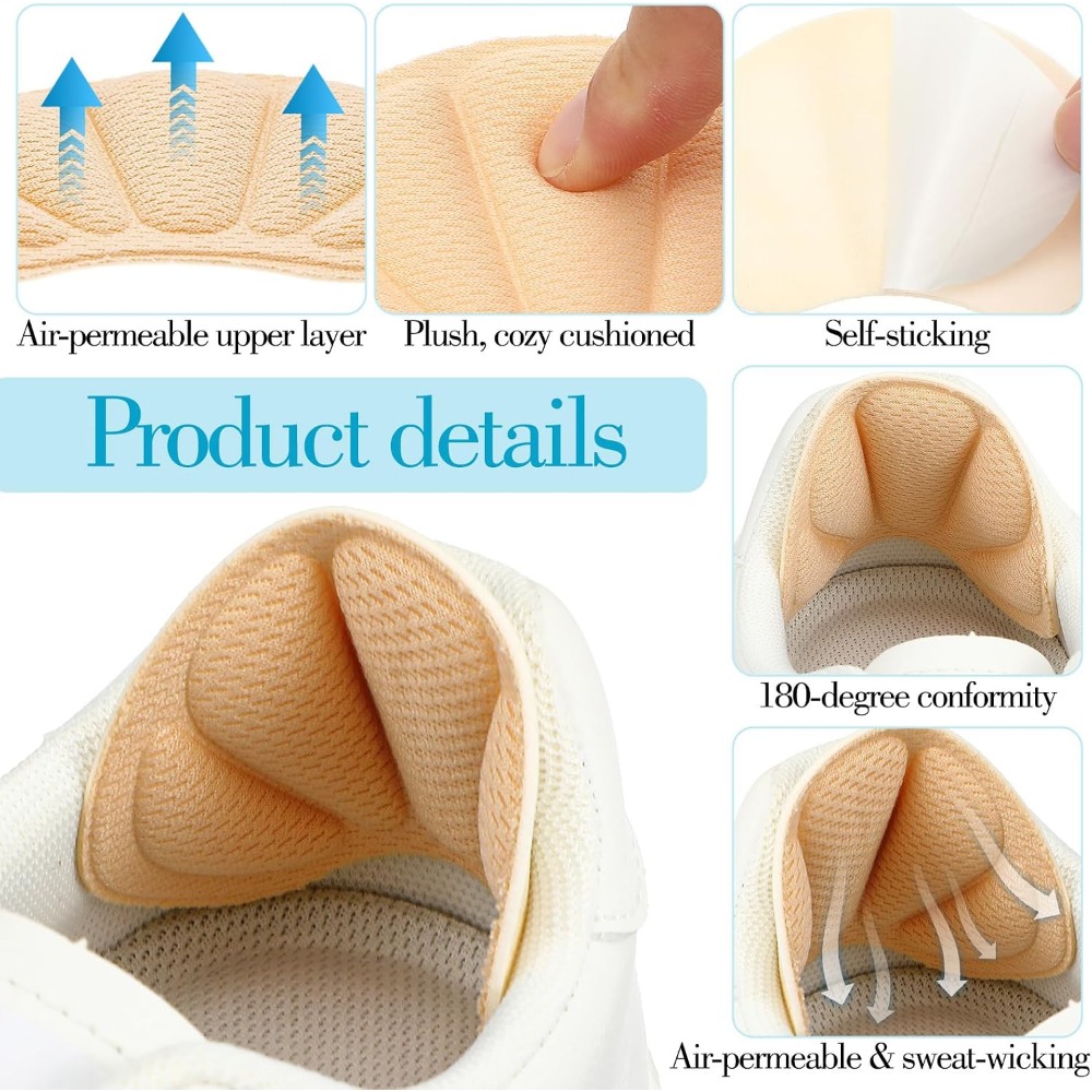 Cushion Pads with Dual Adhesiv - огляд і ціна Heel Liner Grip