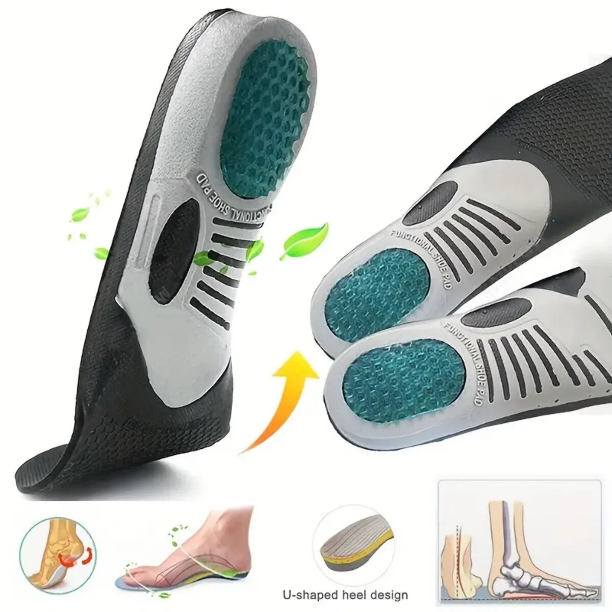 1Pair Orthopedic Insoles Ortho - огляд і ціна Sneakers Care
