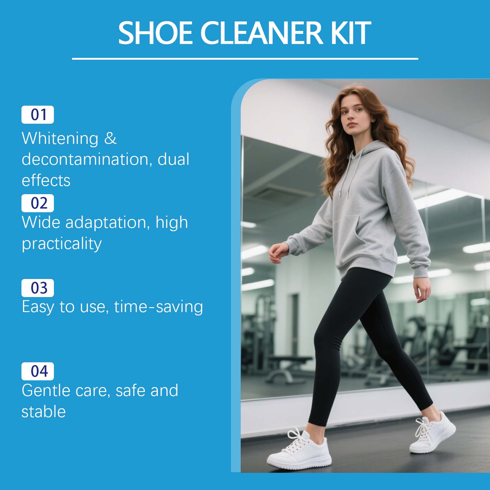 Shoes Whitening Gel Kit With T - огляд і ціна Sneaker Care Whitener