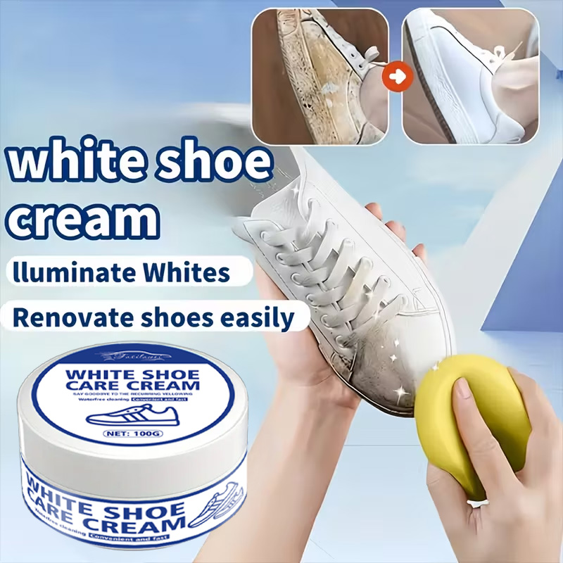 White Sneaker Care Cream with  - огляд і ціна Sneaker Care Whitener
