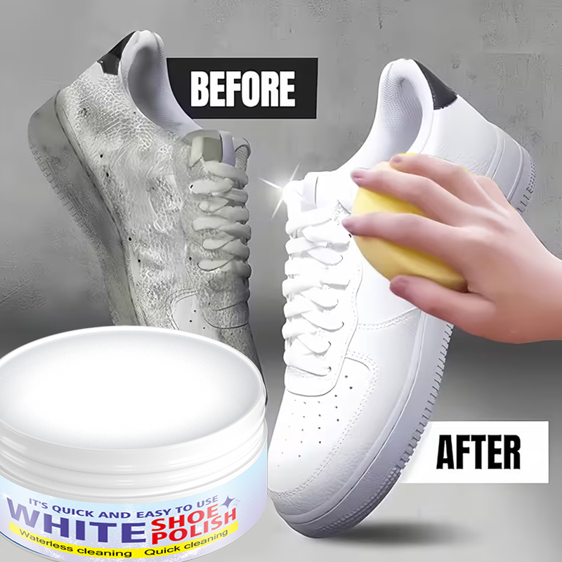 White Shoe Care Cream, Polishi - огляд і ціна Sneaker Care Whitener
