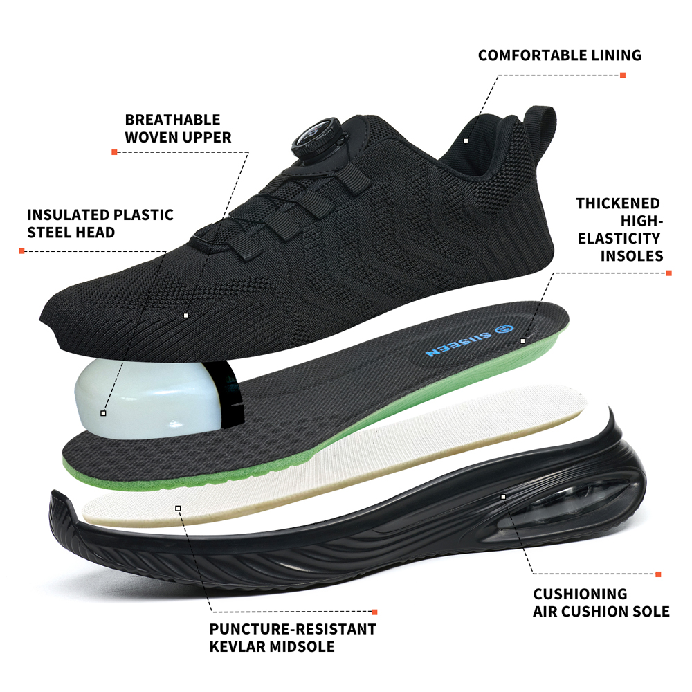 Rotating Button Safety Shoes M - огляд і ціна Sneakers Care